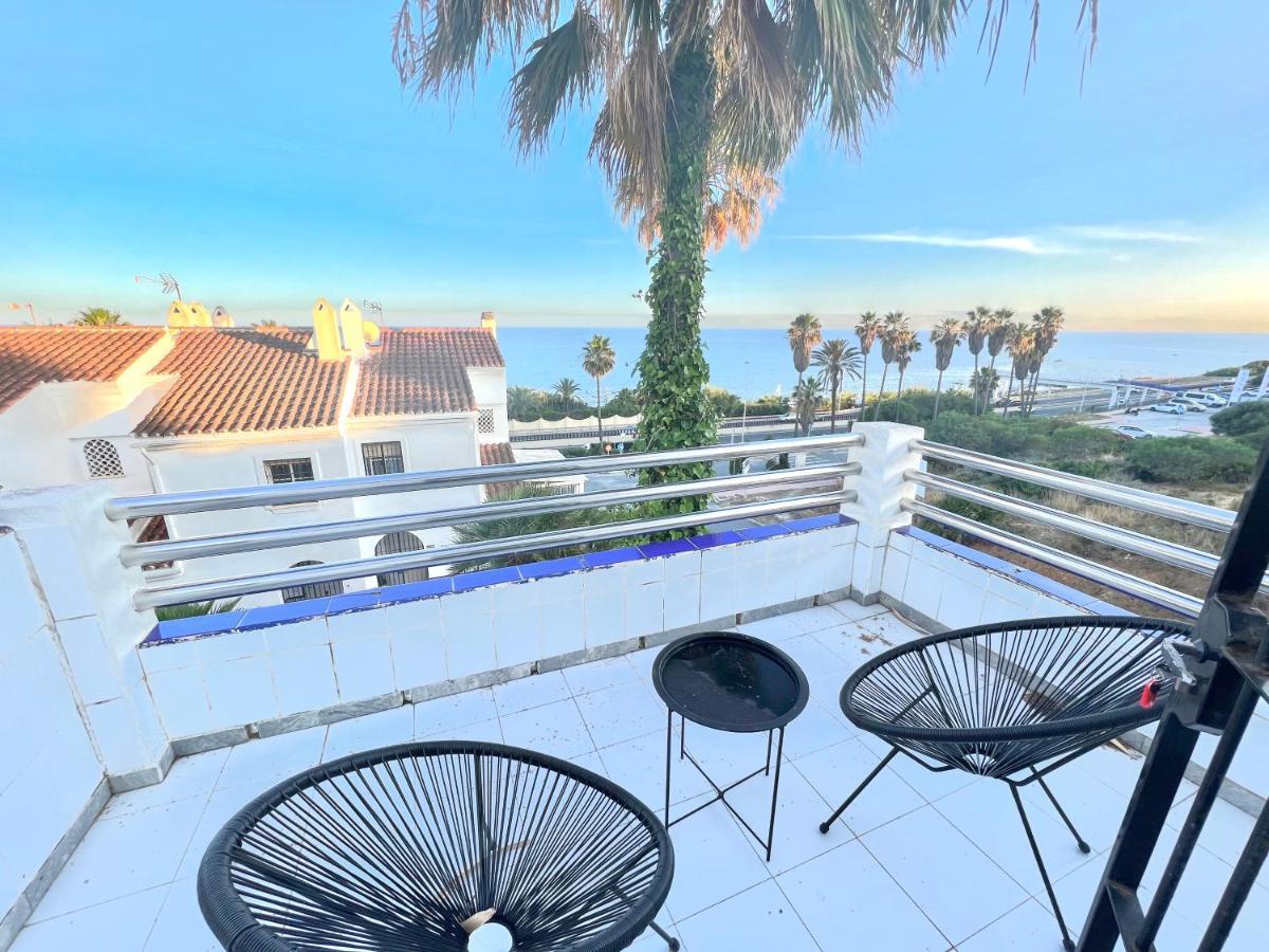 Fabulous Vacation In A 2 Bedroom Townhouse With 2 Terraces Overlooking The Sea, Suitable For 6 People 3 Swimming Pools Tennis And 200 Mts From The Sea El Faro Kültér fotó