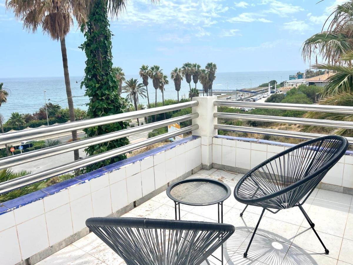 Fabulous Vacation In A 2 Bedroom Townhouse With 2 Terraces Overlooking The Sea, Suitable For 6 People 3 Swimming Pools Tennis And 200 Mts From The Sea El Faro Kültér fotó
